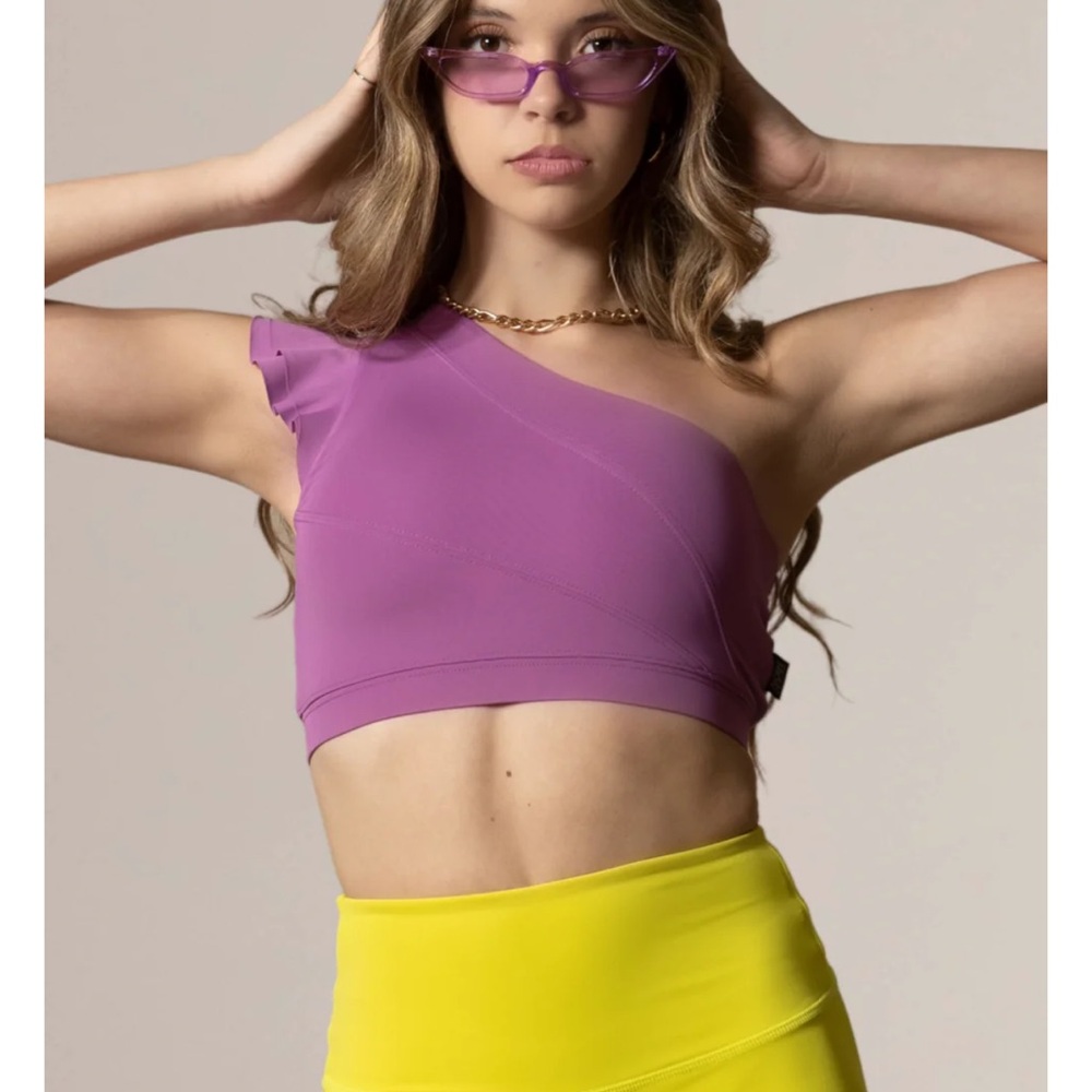 Southern Belle Crop Top - Orchid tiger Friday CXS